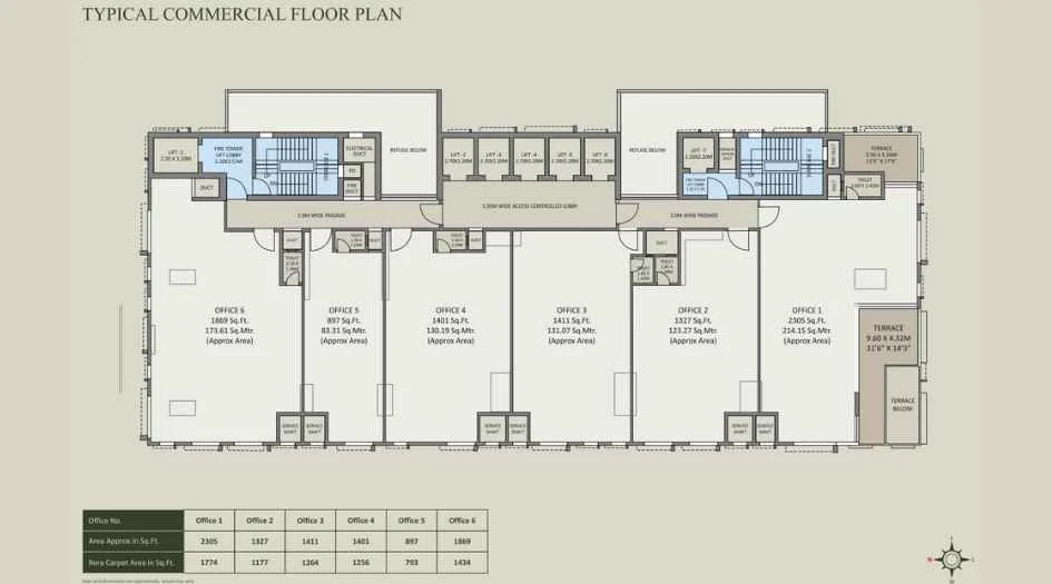 Ekatva The Olive Thane West Floor Plan